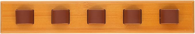 SOLUSTRE Wooden Eyewear Organizer Rack Wall Mounted Sunglasses Storage Display Holder Modern Eyeglass Storage Rack for Entryway Bedroom Home