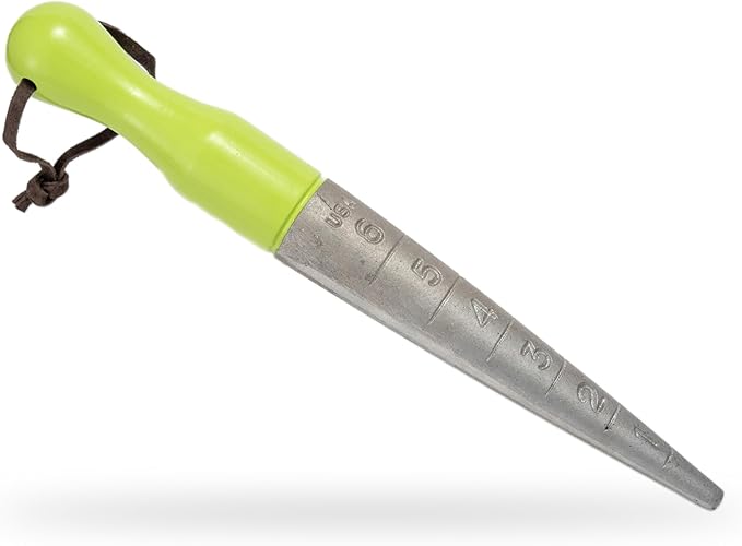 GardenBee Aluminium Die Cast Dibbler (Green)