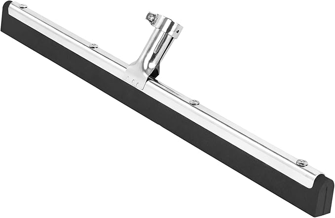 DSV Standard Uneven Surface Floor Squeegee 22’’, Double Foam Blade Garage Squeegee, Taper Pole Connection - Handle Sold Separately for Tiles, Concrete and Asphalt