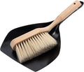 Mini Broom and Dustpan Set with Handle, Handheld Household Cleaning Accessory for Desktop and Office, 2pcs Portable Sweeping Tool for Small Debris Removal