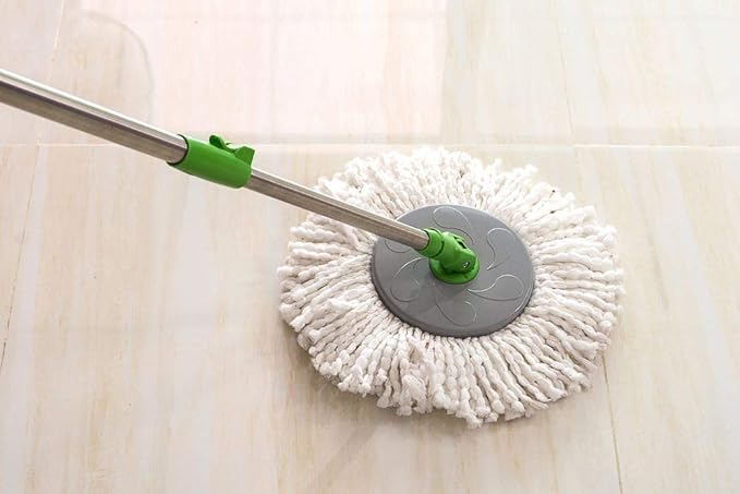 6 Pack Spin Mop Replacement Head for Hurrica, Mopnad, Cassabel and Other 360 Spin Mop Systems, Microfiber Spin Mop Refills (6pc-White)