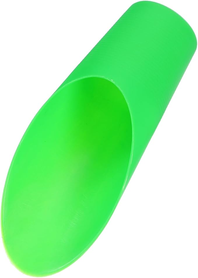 HARFINGTON Bonsai Soil Scoop 6.3" x 1.8" Plastic Colorful Mini Garden Shovel Cultivation Digging Transplanting Tools for Plant Flower Succulent Coffee Beans, White