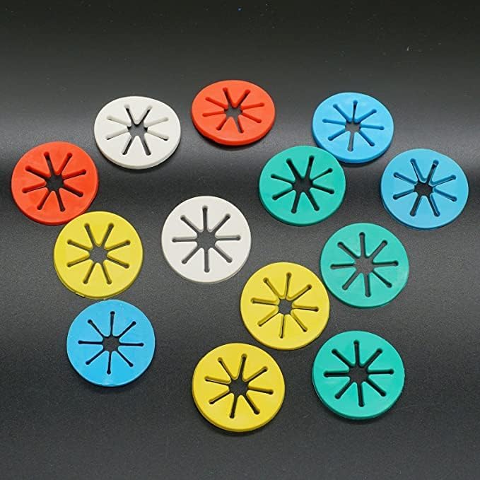 60pcs Sock Rings Sock Clip Holders Locks Washing Sorters Laundry Storage Organization Soft Rubber with 5 Multicolor