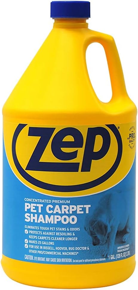 ZEP INC Carpet Shampoo, clear, 128 fl oz (Pack of 1)