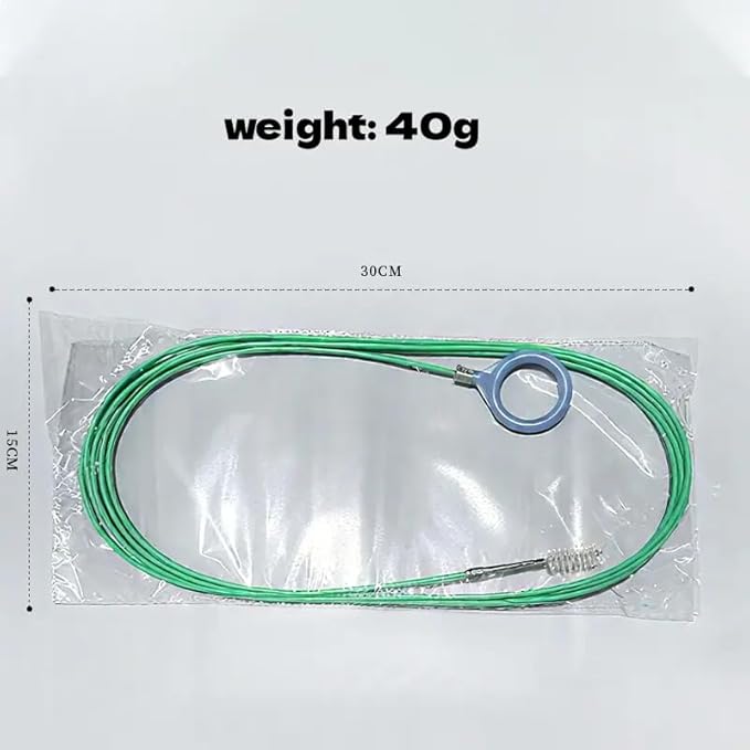 Car Sunroof Drain Cleaning Tool, 78 Inches Long Flexible Tube Cleaner, Detail Wash Brush for Windshield Holes, Downspout Drain Brush, Essential Gadget for Rainy Season
