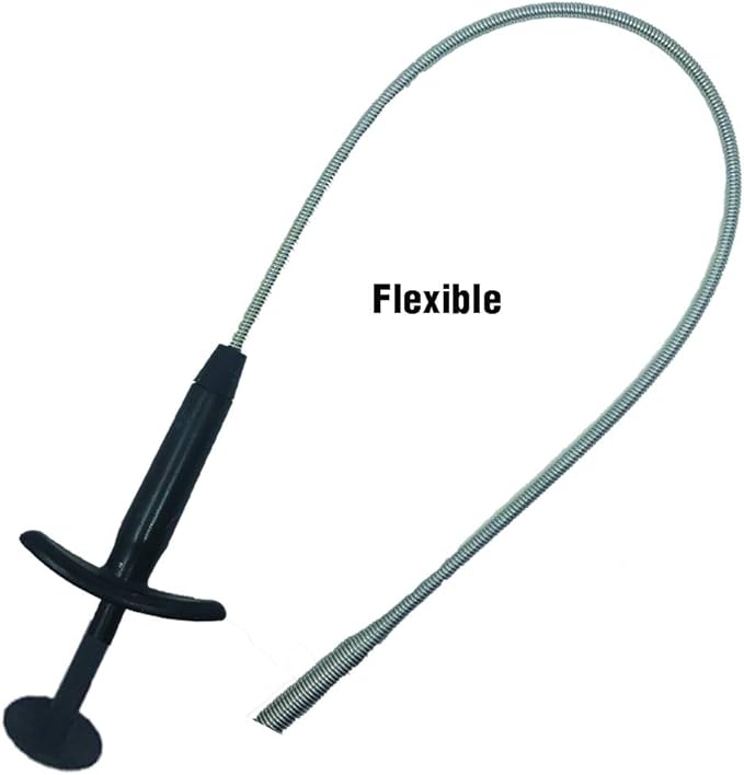 PF WaterWorks GrabEASY 60" Ergonomic Handle, Flexible 4 Claw Pick-Up Tool, Jewelry Retriever, Clog Remover, Drain Snake; PF0408