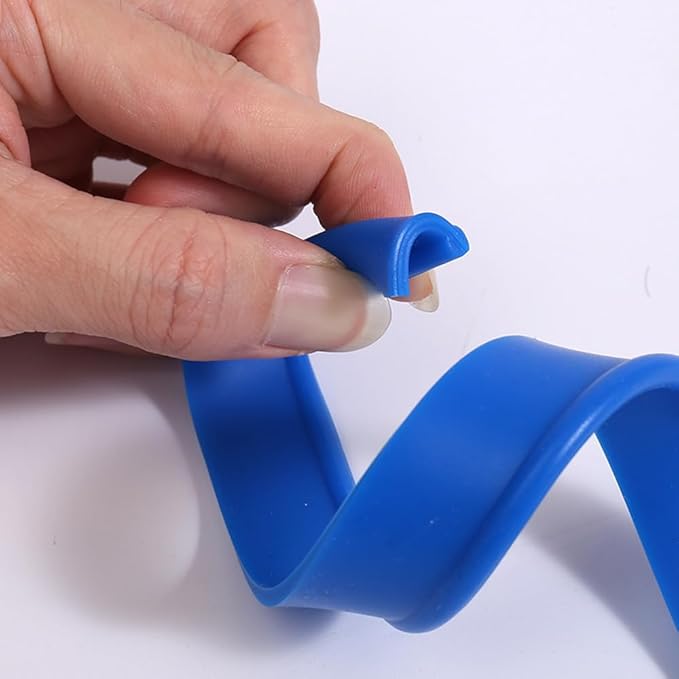 45cm 18in Window Squeegee with 105cm 42in Spare Silicone Rubber Blade (Blue, 18in/45cm+Blade)