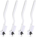 4Pcs Kitchen Scrub Brush, Angle Cleaning Brush, Right Angle Scrub Brush for Sink Household Dish Pot Pan Edge Corners, for Small Space Crevice Cleaning with Stiff Bristles (4)