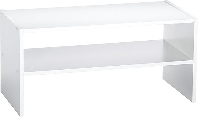ClosetMaid #8993 Stackable 24in. Wide Horizontal Organizer, White