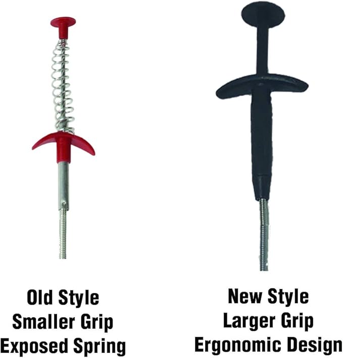 PF WaterWorks GrabEASY 60" Ergonomic Handle, Flexible 4 Claw Pick-Up Tool, Jewelry Retriever, Clog Remover, Drain Snake; PF0408