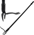 2Pcs Weed Puller Set, Stand up Weeder Weeding Tool, with Black Claw & Long Detachable Black Metal Handle, 46" Weed Remove Tool for Lawn & Garden, No Bending or Kneeling Required