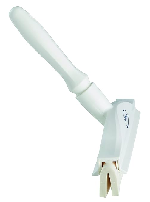 Vikan 77515 Squeegee,Fixed Head,Bench,10",PP/RB,White