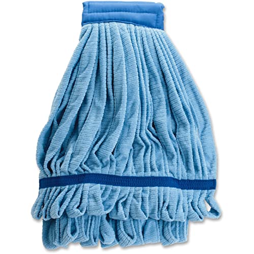Genuine Joe - GJO47539 Blue Microfiber Wet Mophead Refill