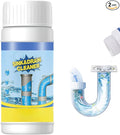 Sink and Drain Cleaner, Multi-functional Pipeline Dredging Agent, Sink Drain Cleaning Powder for Kitchen,Bathroom,Toilet,Pipe Maintenance (2)