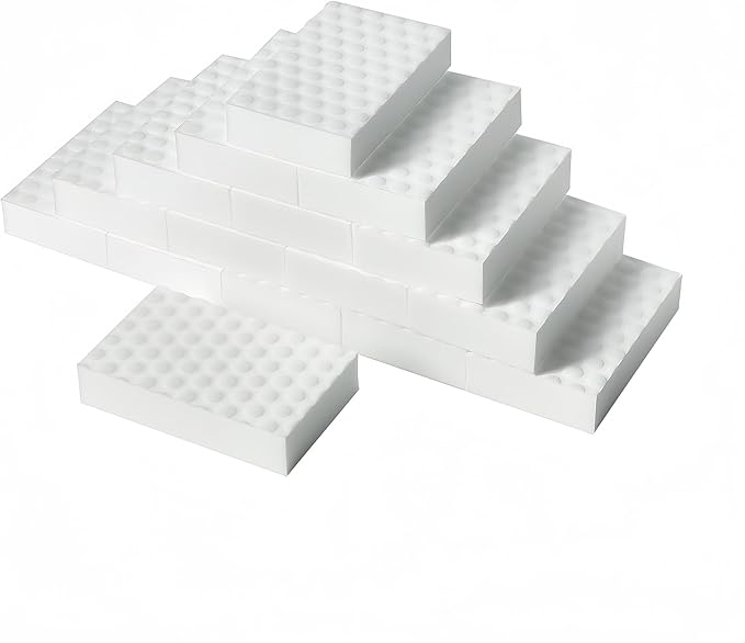 Magic Sponges Eraser,20PCS Melamine Sponge Bulk,2X Density,Extra Long-Lasting Eraser Cleaner for Bathtub, Floor, Baseboard, Bathroom, Wall,Kitchen,Furniture (20PCS (2X Density)