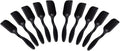 10Pcs NINGDAN Mini Shovel,Plastic Mini Gardening Shovel Spoons Soil Scoops,Cultivation Digging Transplanting Tools for Succulents Potted Flowers,Milk Powder/Coffee Beans Scoops (All Black)