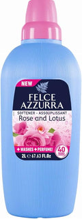 Felce Azzurre Fabric Softener Rose and Lotus Flower, 2 Liter, 40 Washes