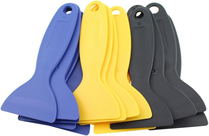 RLECS 15PCS High Toughness Environmentally Friendly Plastic Scraper 134x60mm Bubble Remover Sticker Installation Tools Cell Phone Film Squeegee