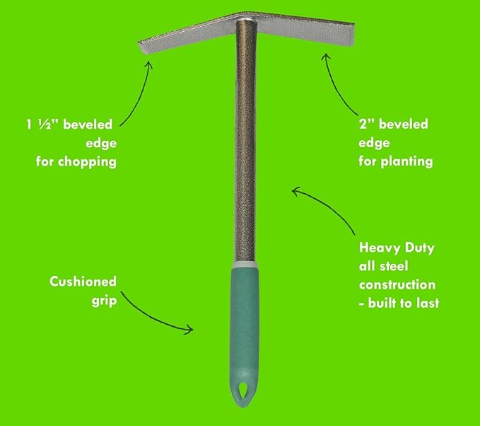 The Wright Stuff Ergonomic Earth Mattock Hand Planter and Chopper