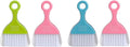 Saim Mini Dustpan and Brush Set, Kids Hand Broom and Dust Pan for Cleaning Table Countertop Keyboard Pets Hair and Small Messes Colour Random, Set of 4