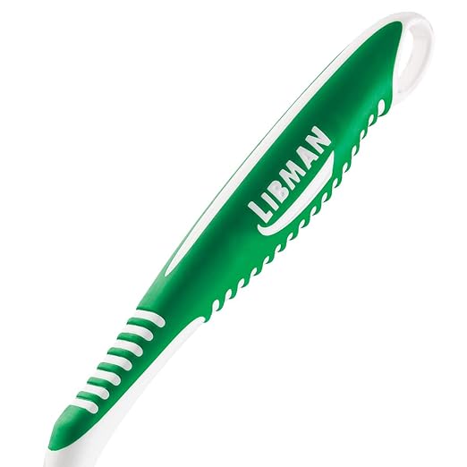 Libman Commercial 18 Tile and Grout Brush, Polypropylene, 9.75" Total Length, Green and White (Pack of 6)