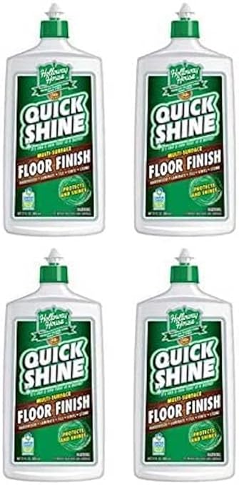 Quick Shine Floor Finish, 27 fl oz (Pack of 4)