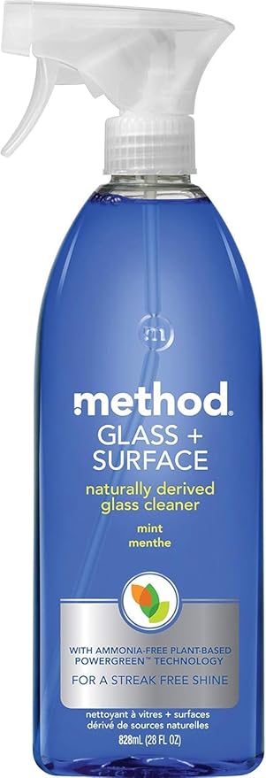 Method Glass Cleaner + Surface Cleaner, Mint, 28 Ounce