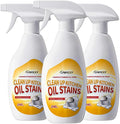 Clean Up Kitchen Oil Stains Spray, Effective Oil Stain Remover for Pots, Ovens, Grills & Stovetop Surfaces, Dual Spray Nozzle, No Rinse Formula (3 bottles【Recommended for heavy oil stains】)
