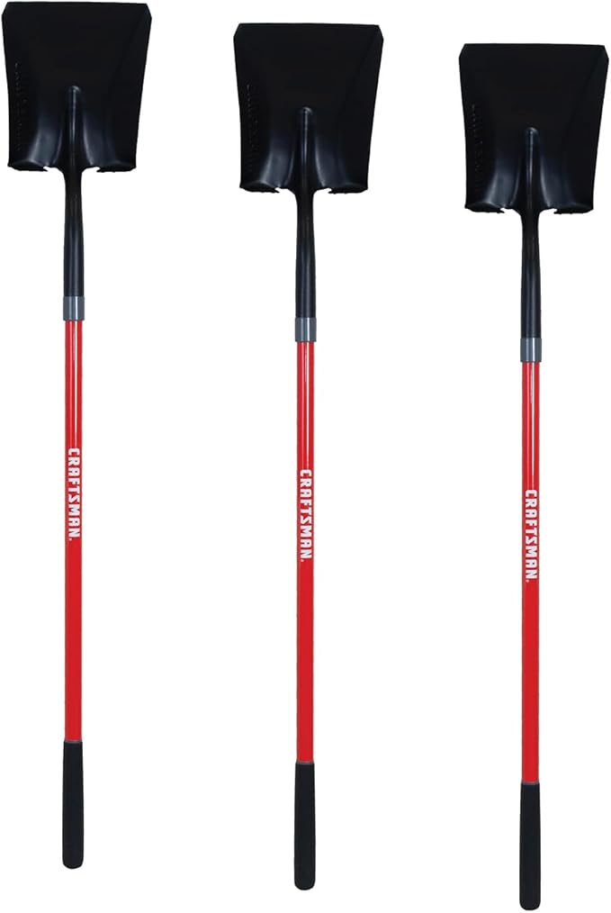 Craftsman Square Point Shovel, Pack of 3