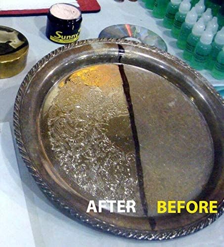 Sunny Metal Polish | Silver, Gold, Brass, Headlight Cleaner | Tarnish Remover | Made in USA (12oz)