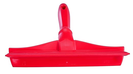 Vikan 71254 Squeegee,Ultra Hygiene,Table,10",PP/RB,RD