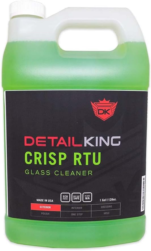 Detail King Crisp Ready To Use Glass Cleaner (Gallon)
