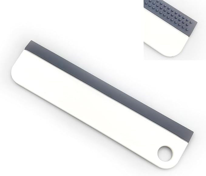 All-Purpose Mini Soft Rubber Window Squeegee Window Scrubber Scraper Glass Cleaning Squeegee Tool for Glass,Shower Door,Mirrors,Bathroom,Kitchen Countertops,Car Windshield (1)