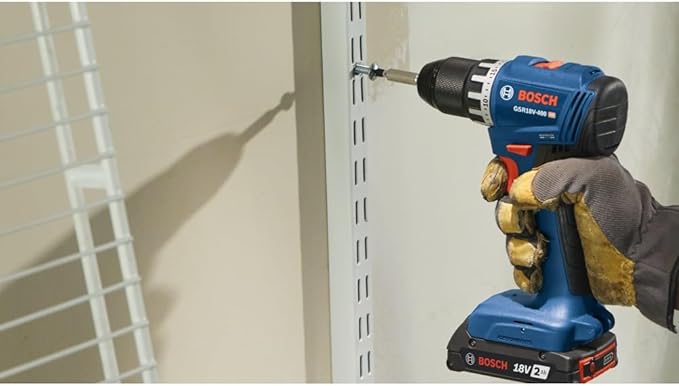 Bosch GSR18V-400B12 18V Compact Brushless 1/2 In. Drill/Driver Kit with (1) 2 Ah Standard Battery