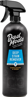 DadMode 7-Enzyme Laundry Stain & Odor Destroyer – Deep Cleaner for Extreme Clothing Messes Powered by Nuclease (DNAse) - Sandalwood & Suede, 16oz Refillable Bottle