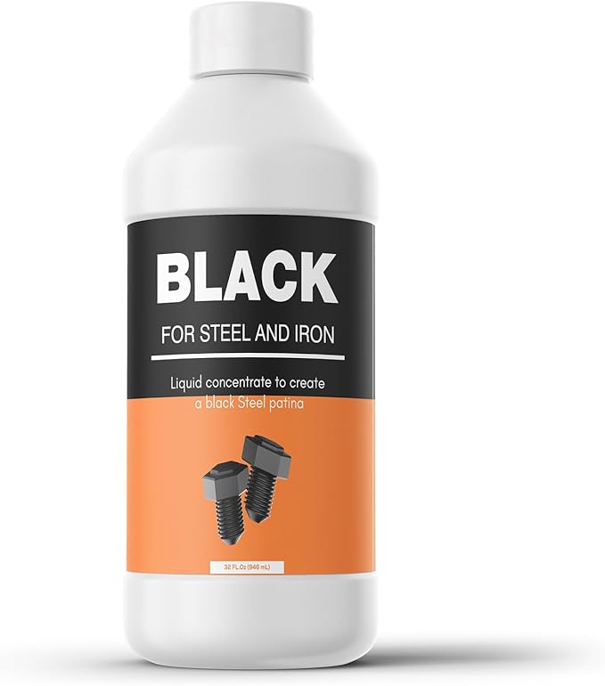 Black Oxide Coating Kit - Black Oxide Solution, Versatile Blackening Solution for Iron and Steel - Not Suitable for Stainless Steel Surfaces (1 Quart)