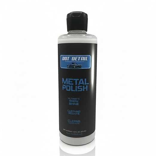 Metal Polish, 16 fl oz, Ultimate Show Shine, Cleans and Protects Aluminum, Stainless Steel, Brass, Copper, Silver, Gold
