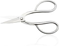 TONMA Ashinaga Bonsai Scissors [Made in Japan] 8 inch Soild Stainless Steel Hasami Pruning Shears Ultra Sharp & Rust-proof, Japanese Bonsai Garden Tools