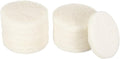 HARFINGTON 12pcs Scrubber Scouring Pads 450 Grits 3 Inch Drill Power Brush Hoop and Loop Surface Conditioning Disc Drill Scuffing Disc Scrub Pads for Home Kitchen Cleaning, White