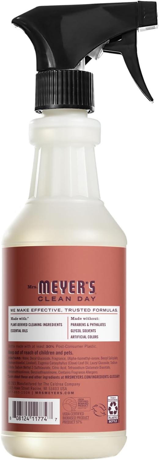 Mrs. MEYER'S CLEAN DAY Multi-Surface Cleaner 2 Pack Variety, 16 OZ Each, 1 CT (Apple Cider + Fall Leaves)