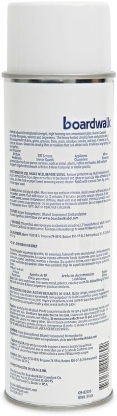 Boardwalk 341ACT Glass Cleaner, Sweet Scent, 18.5 oz. Aerosol Can (Case of 12)