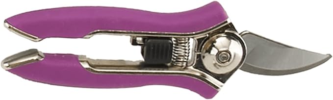 Dramm ColorPoint Stainless Steel Compact Garden Pruning Shears, Hand Pruner, Garden Clippers, with Heavy Duty Blade and Easy grip Handle, Berry