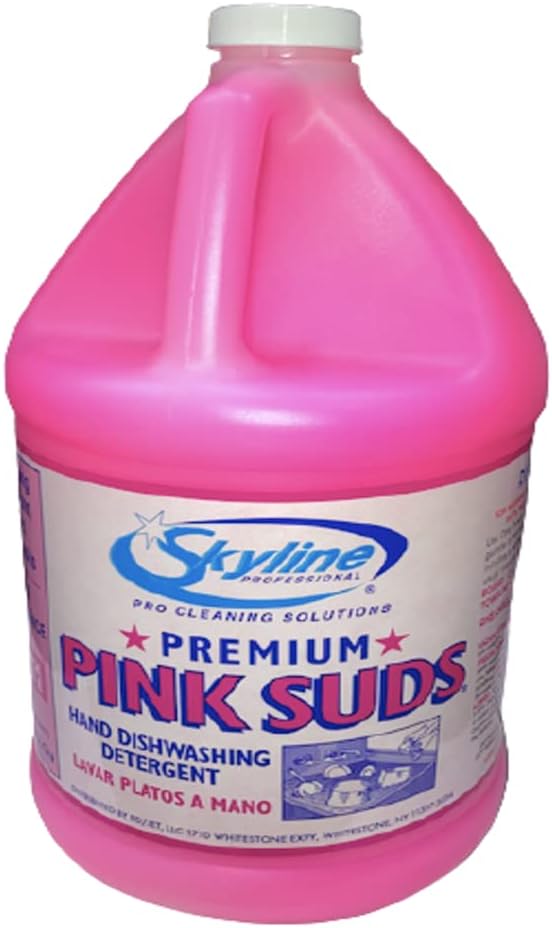 Geemy Premium Hand Dishwashing Pink Suds Detergent 1 Gallon Made in USA