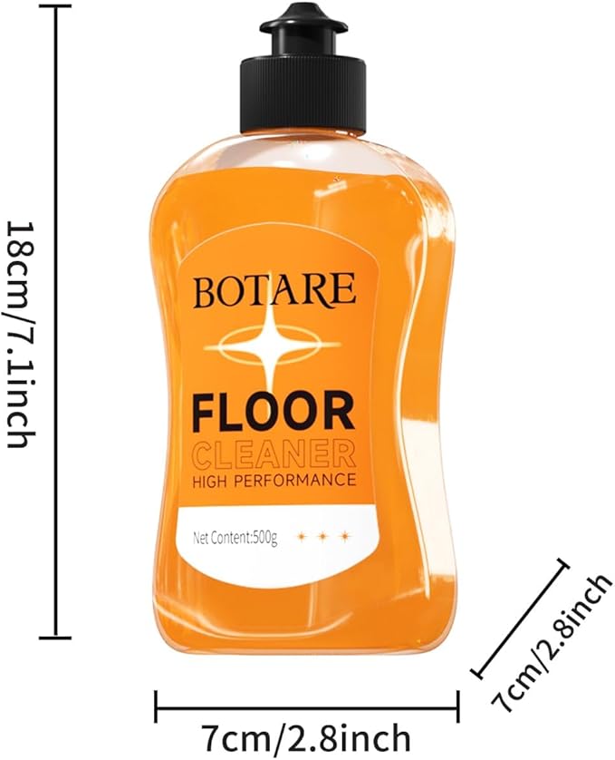Household Multi-Surface Enzyme Floor Cleaner, Acid-Free Concentrated Mopping Solution for Wood, Hardwood, Laminate, Tile, Marble& Porcelain, Liquid, 17.6 Fl Oz (1 Bottle)