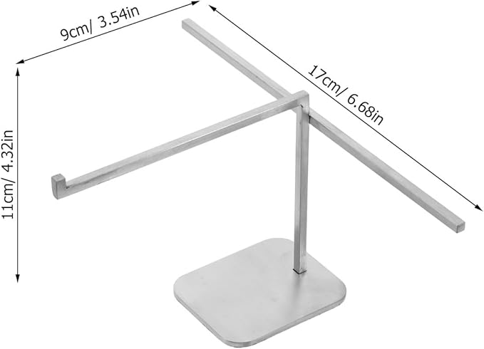 Eyeglasses Display Stand: Metal Frame Glasses Display Stand - Countertop Organizer for Sunglasses and Eyewear Storage in Retail Shops