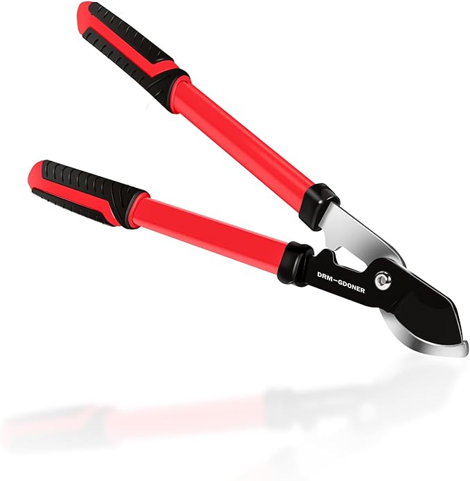 23" Bypass Lopper,Heavy Duty Branch Cutter with 2" Cutting Capacity,Tree Trimmer for Gardening, Enhanced Handheld Triangle Iron Tube Lopper