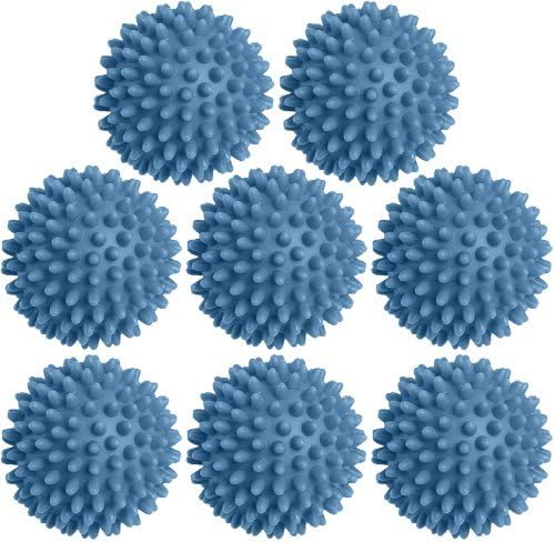 Black Duck Brand Dryer Balls 8 Pack - Non-Toxic Reusable Dryer Balls in Assorted Colors