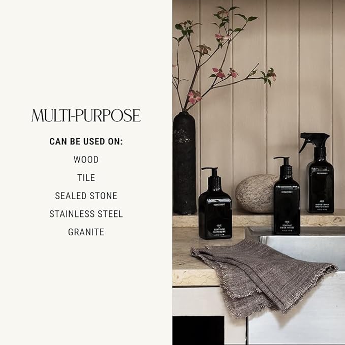 Homecourt All-Purpose Surface Cleaner Spray, Lifts Away Dirt, Smudges & Grease, For Bathroom, Kitchen & more, Clean Formula, Cipres Mint, 16 fl oz, 2.0