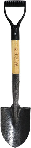Small Shovel ,Short Handle Shovel ,Overall Length 28 Inches ,Kids Shovels for Digging ,Shovels for Gardening,Metal Sand Shovel, Metal + Wooden