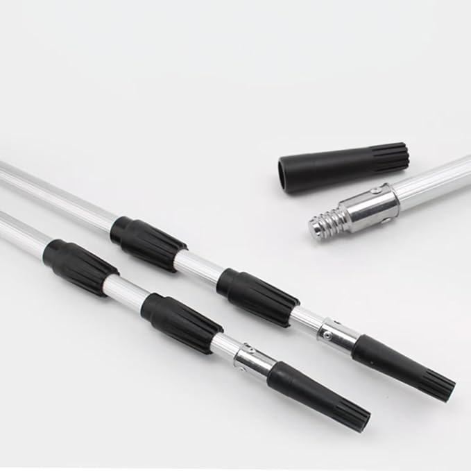 Squeegee Adapter, Changes The Threaded Tip to a Standard Friction Taper Fit, Black 4pc